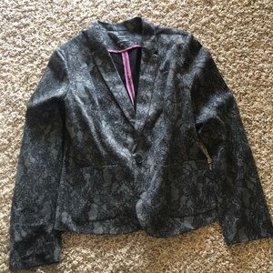 Faux Lace Blazer